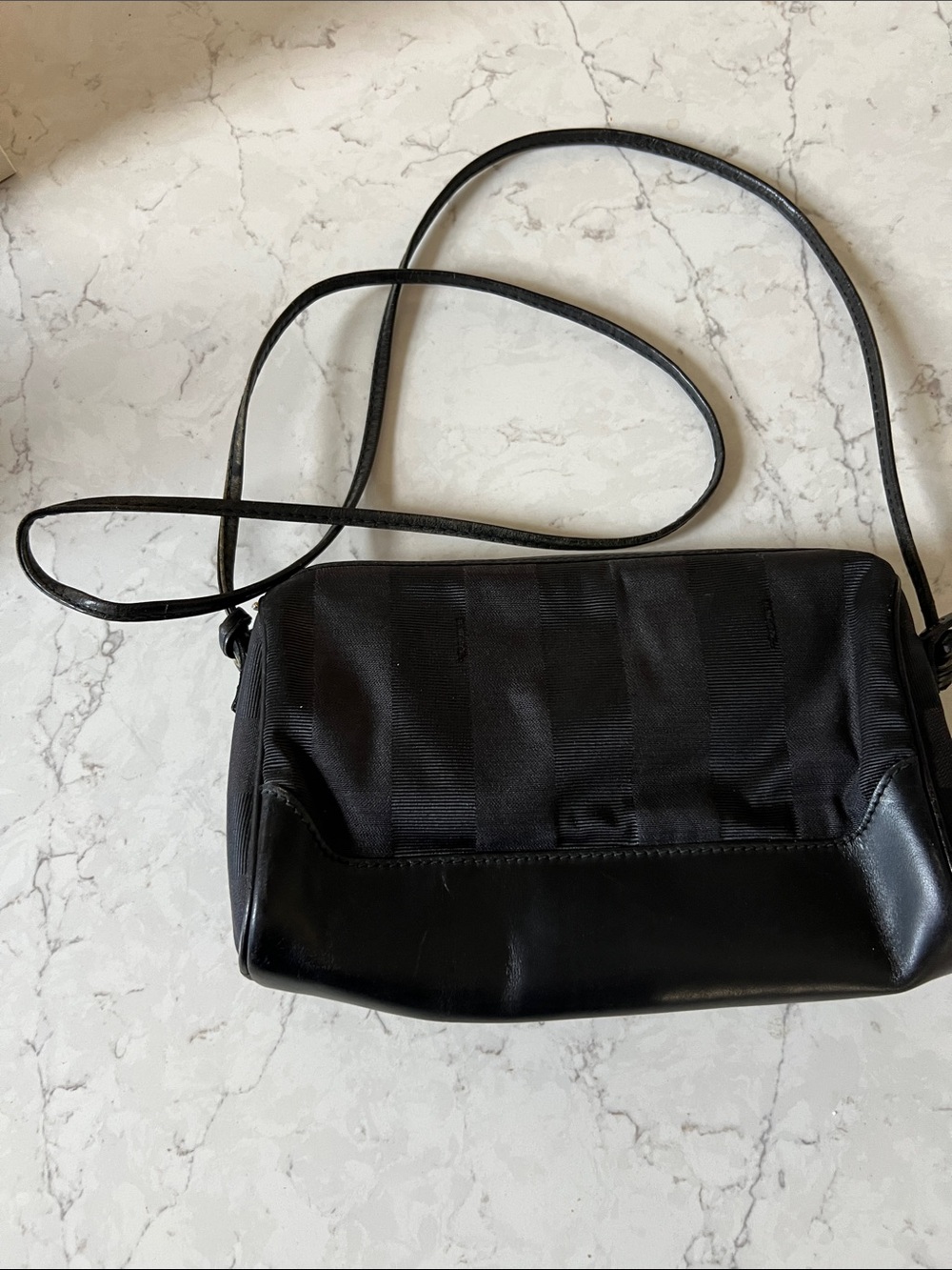 Fendi vintage Black Crossbody Shoulder Bag - Classic Everyday Style